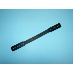 Riem 32 cm, rubber, voor Berdal harmonica kniebeschermer.